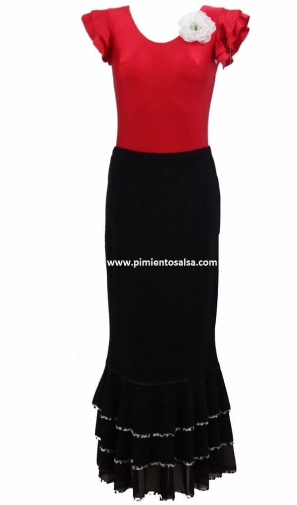 Falda de Flamenco en punto seda