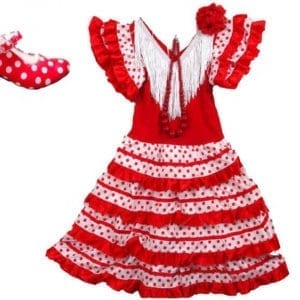 Vestido niña flamenca