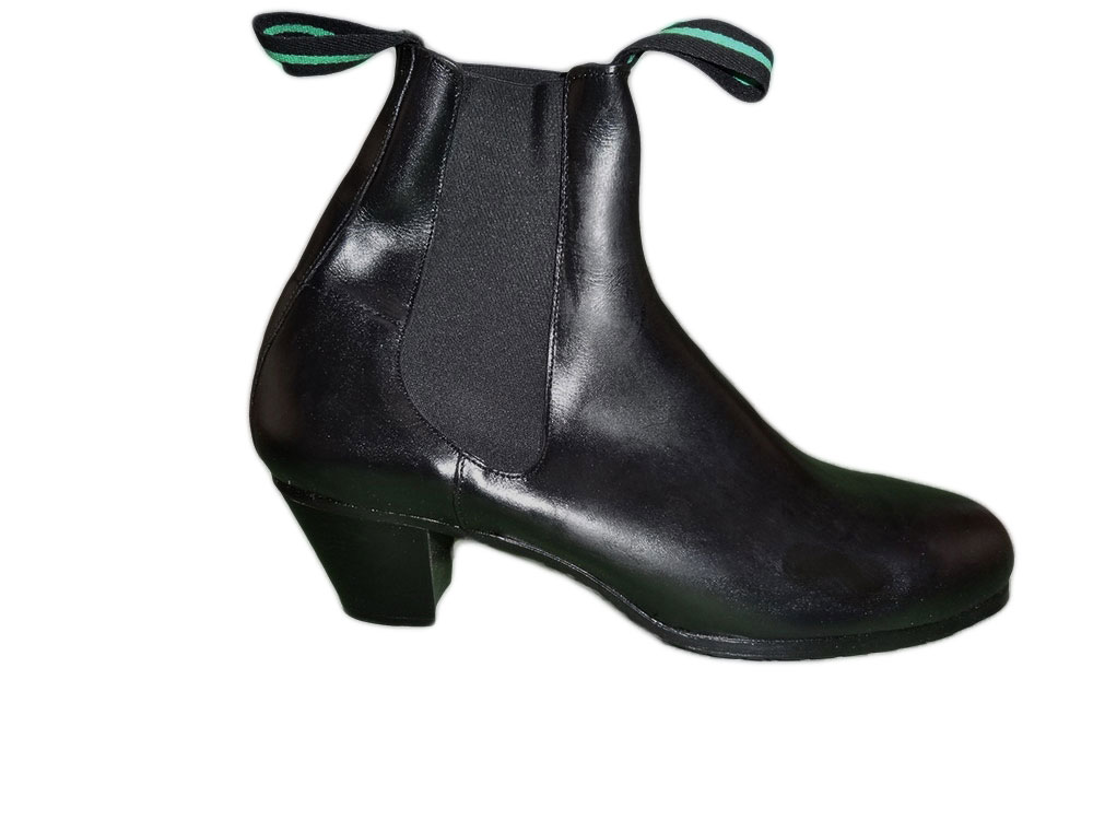 BOTAS DE HOMBRE NEGRO SEMI-PROFESIONAL EN PIEL - Imagen 6