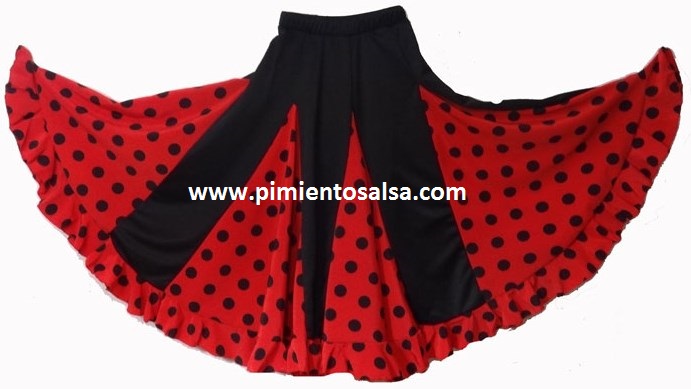 Falda niña para el flamenco