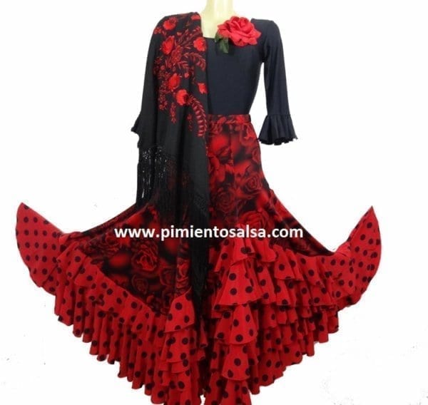 Falda de mujer para el baile de Flamenco