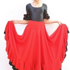 Falda niña para el Flamenco