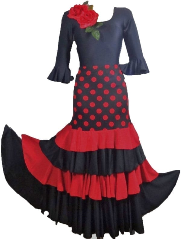 Falda de sevillanas de mlujer