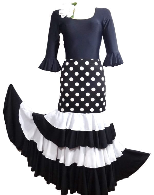 Falda de Flamenco 3 volantes