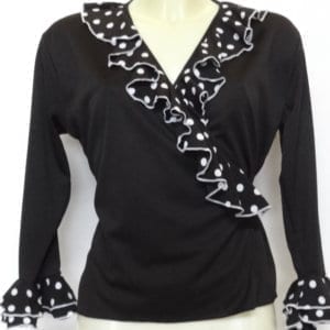 Blusa crusada para el Flamenco