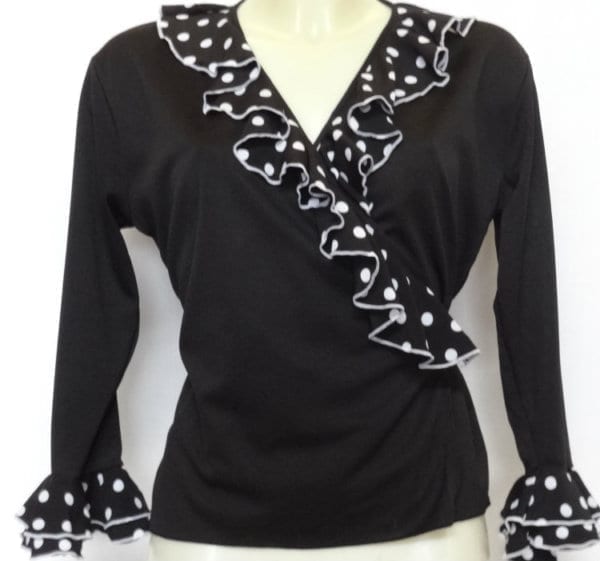 Blusa crusada para el Flamenco