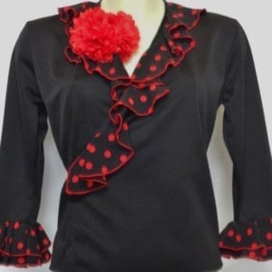 Blusa crusada para el Flamenco