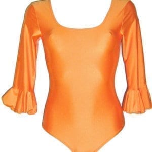 Body flamenco  niña naranja