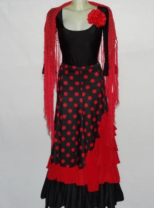 Falda mujer para el Flamenco