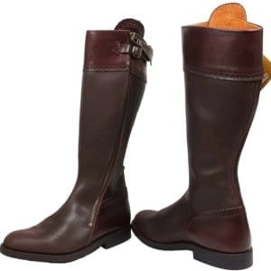 BOTA HIPICA CASTAÑO PARA MONTAR  CABALLO UNISEXO