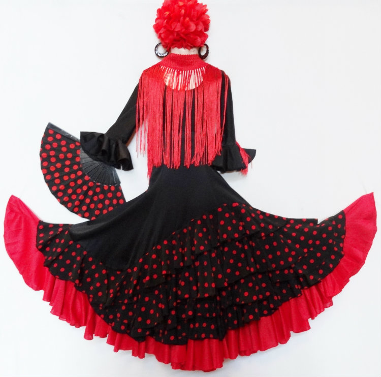 Falda de niña para las sevillanas