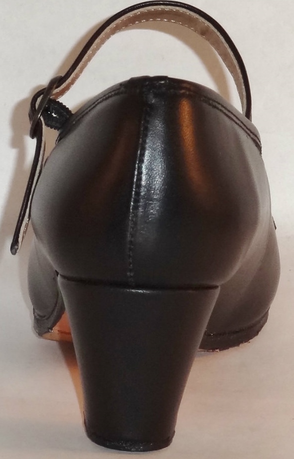 ZAPATO DE MUJER PROFESIONALES NEGRO CON HEBILLA COSIDO - Imagen 5